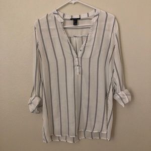 Pinstriped blouse
